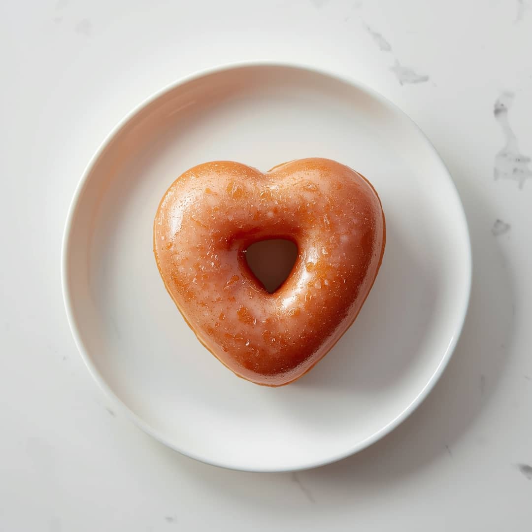 Easy Heart Doughnuts