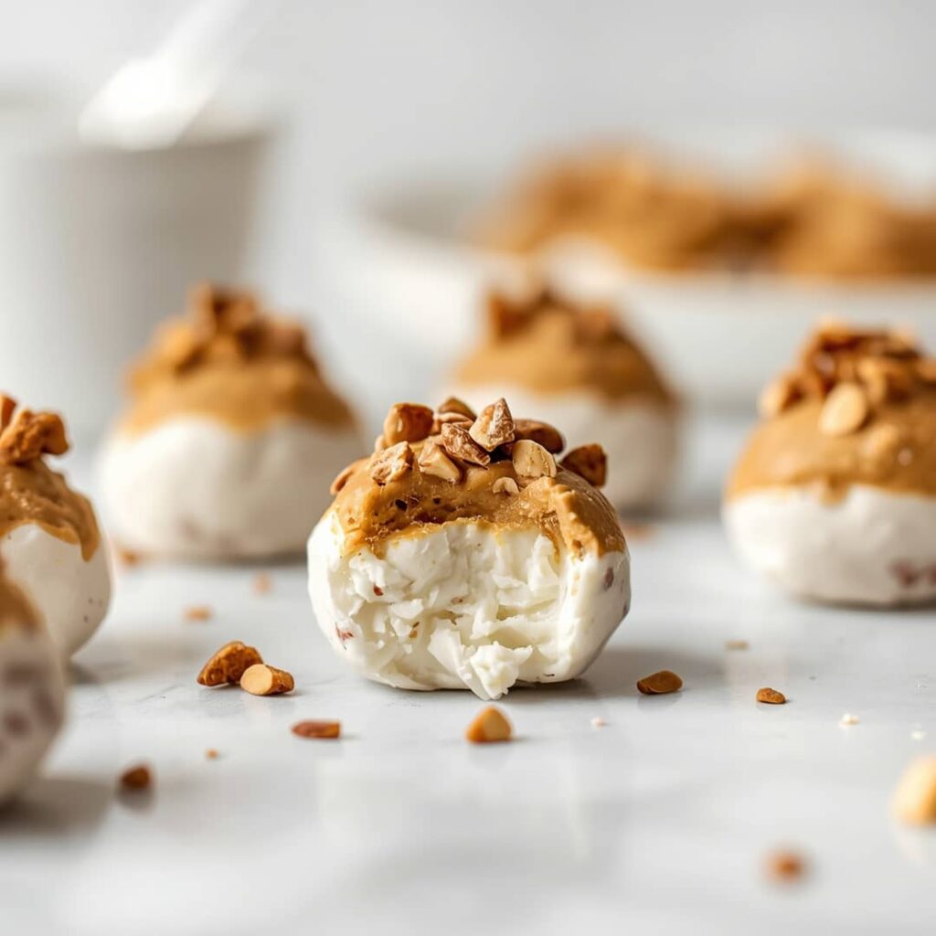 Easy High Protein Peanut Butter Yogurt Bites