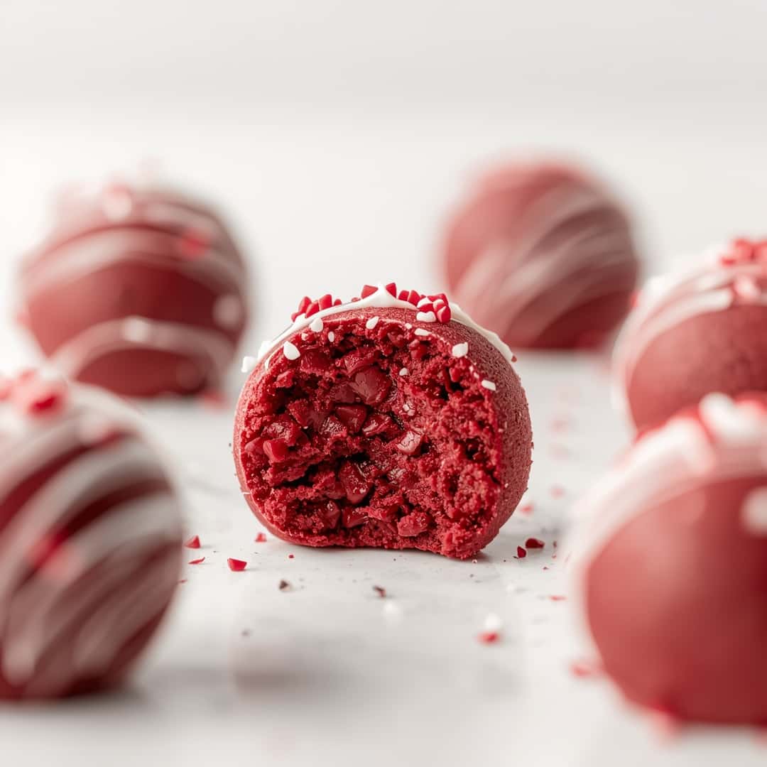 Easy Red Velvet Cake Balls