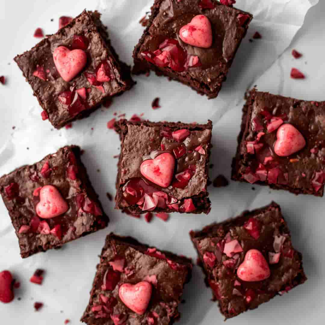 Easy Valentine's Day Brownies