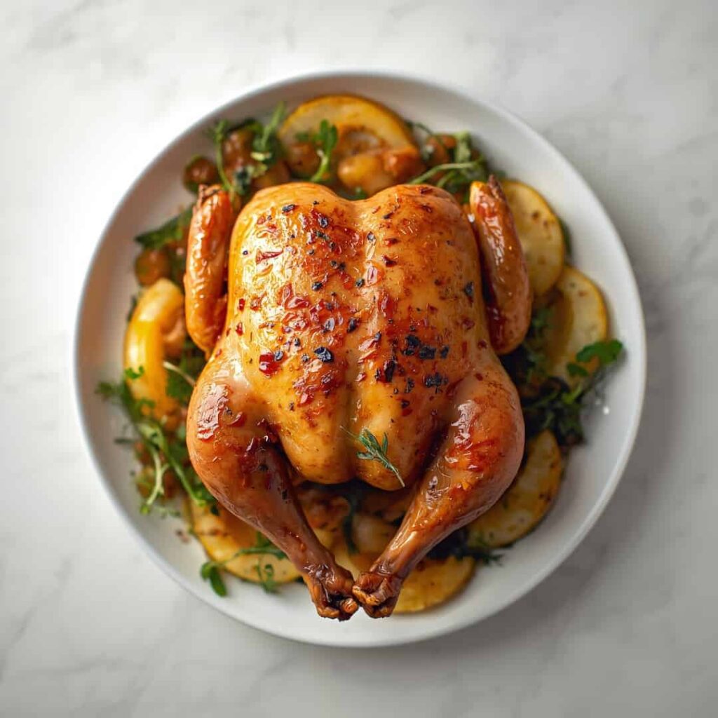Easy Whole Roasted Chicken