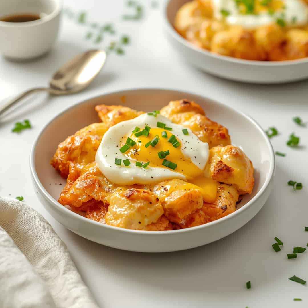 Fluffy Baked Cottage Cheese Eggs 2 Fluffy Baked Cottage Cheese Eggs