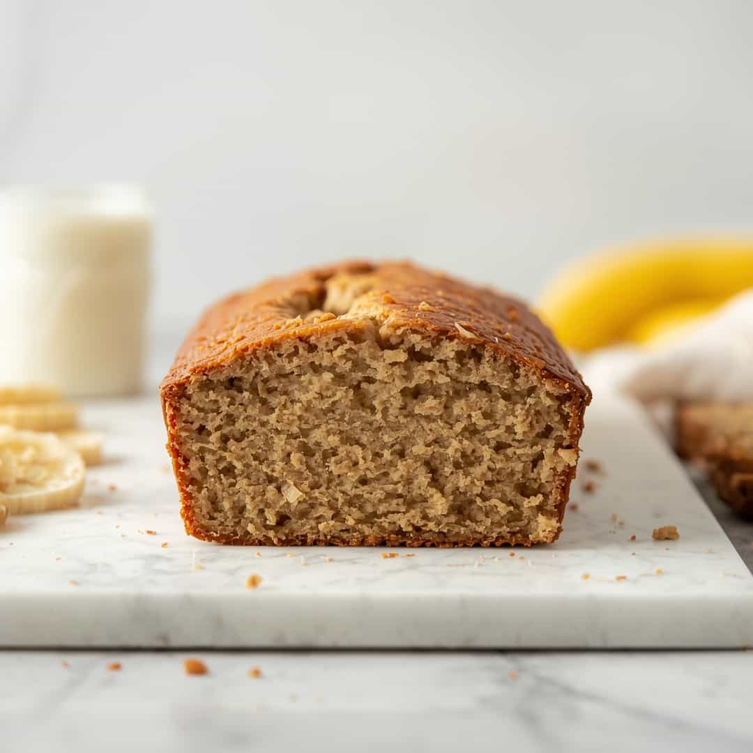 Fluffy High Protein Banana Bread