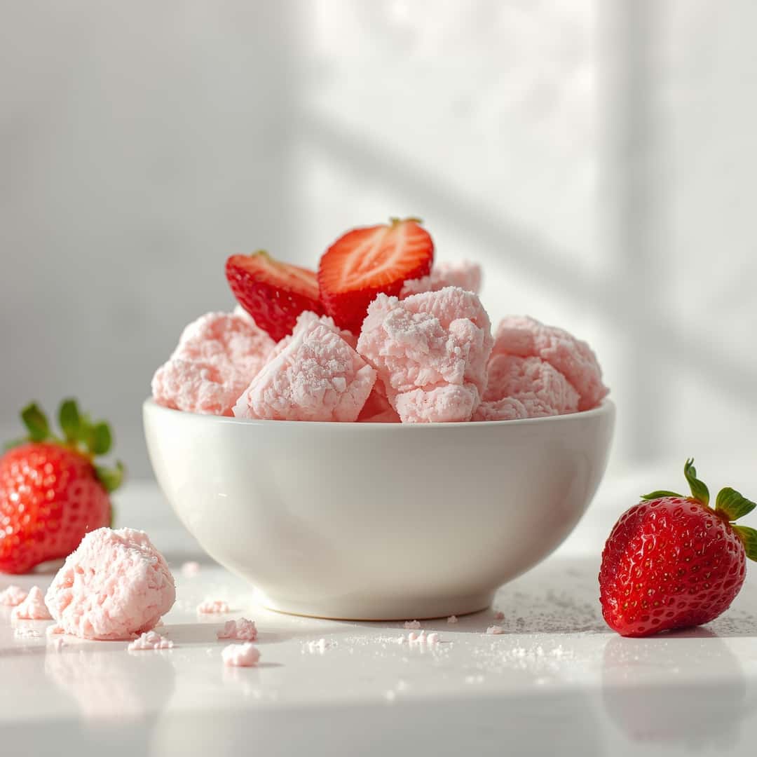 Fluffy Strawberry Shortcake Puppy Chow