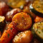 Garlic Herb Roasted Potatoes Carrots Zucchini