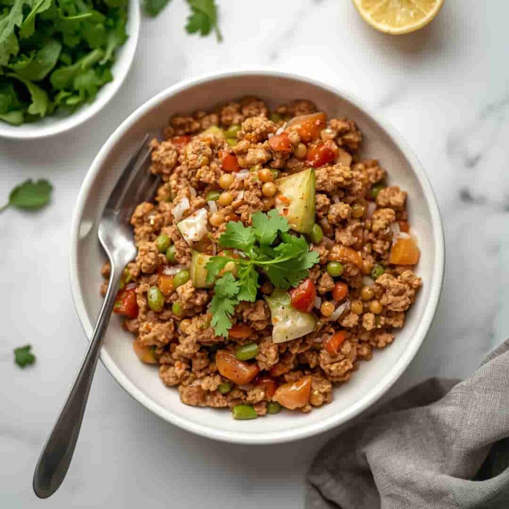 Ground Turkey Zucchini Skillet
