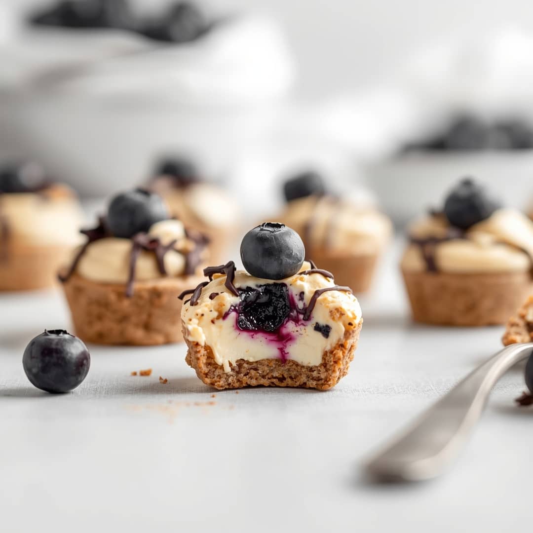 Guilt Free Blueberry Cheesecake Protein Bites High Protein