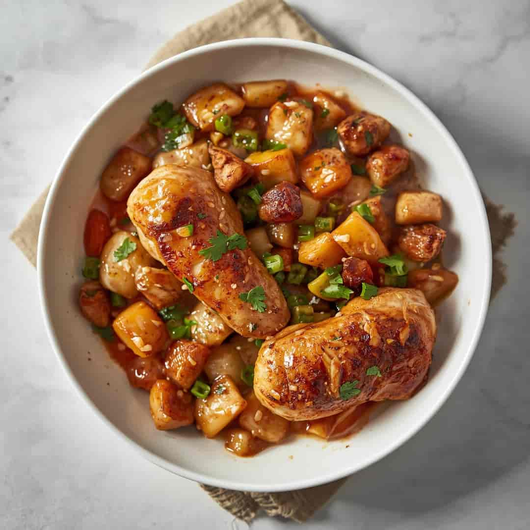 Hawaiian Chicken Sheet Pan