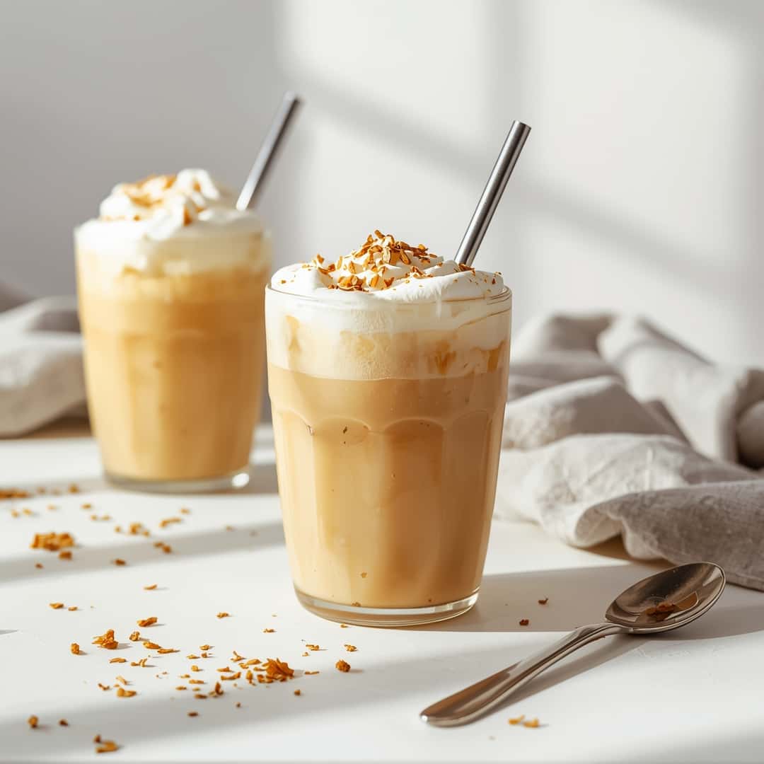 Homemade Iced Blonde Vanilla Latte