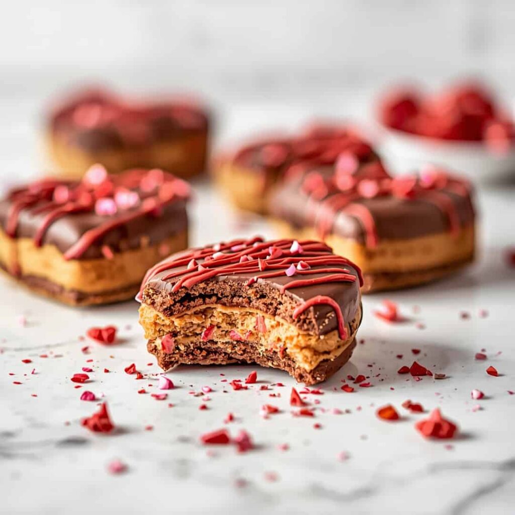 Homemade Reese's Valentine's Hearts