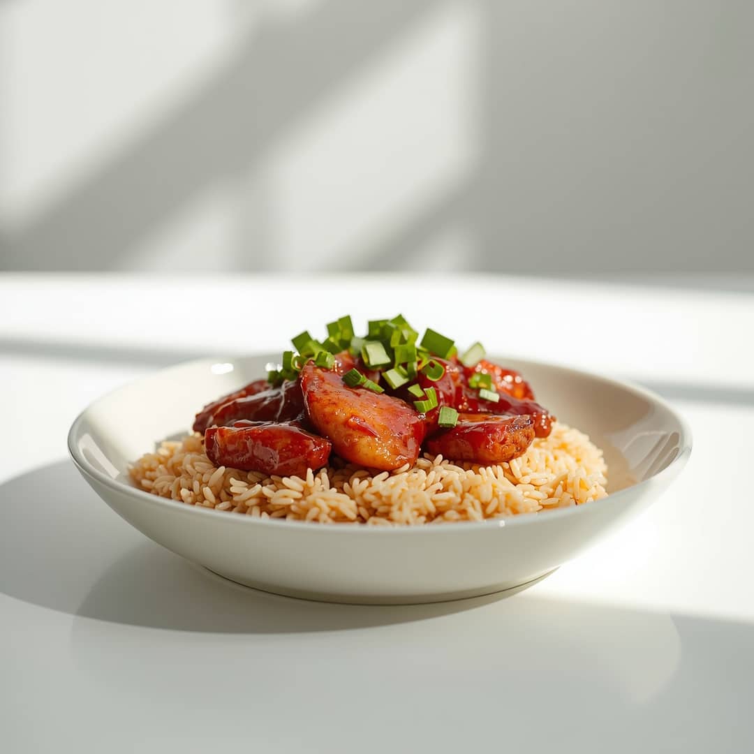 Honey BBQ Chicken Rice