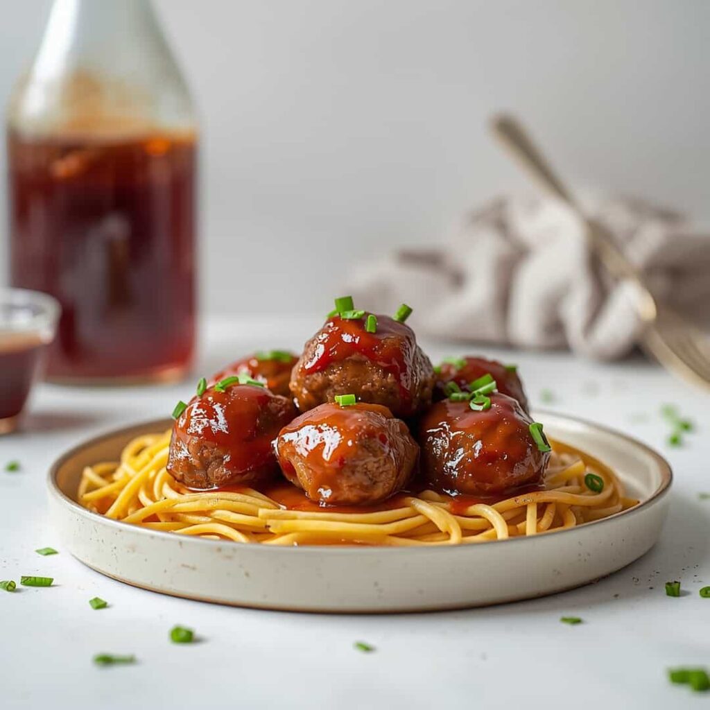 Honey BBQ Crockpot Meatballs