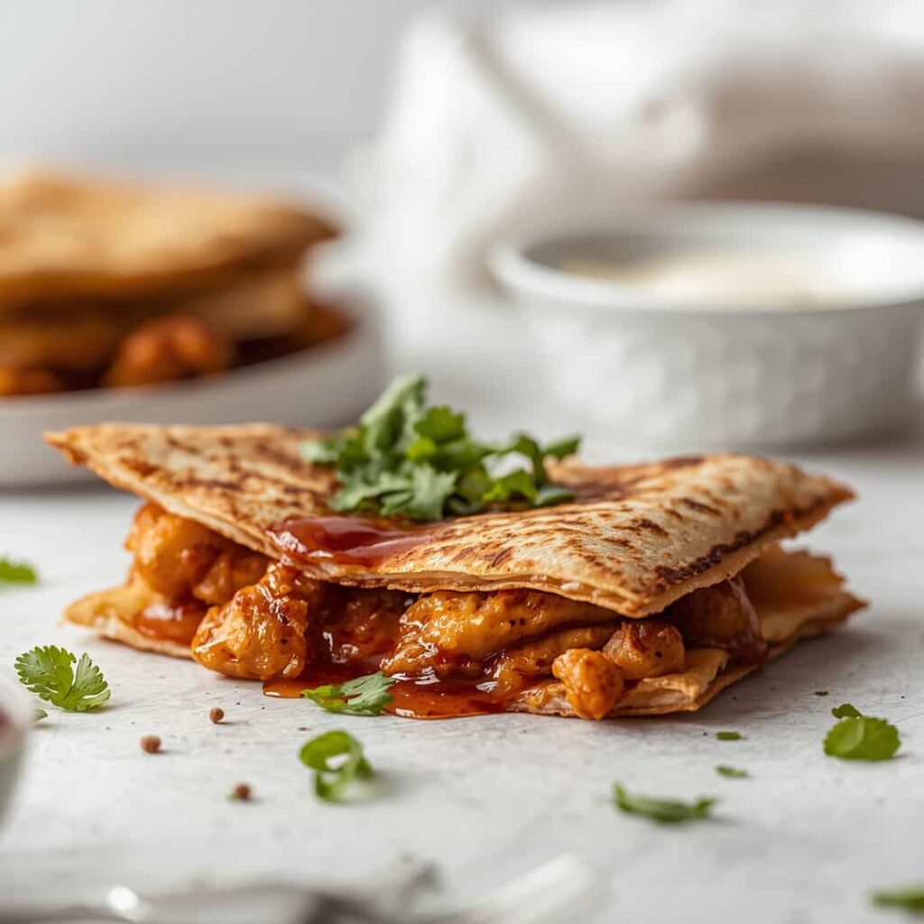 Hot Honey Bbq Chicken Quesadillas Recipe