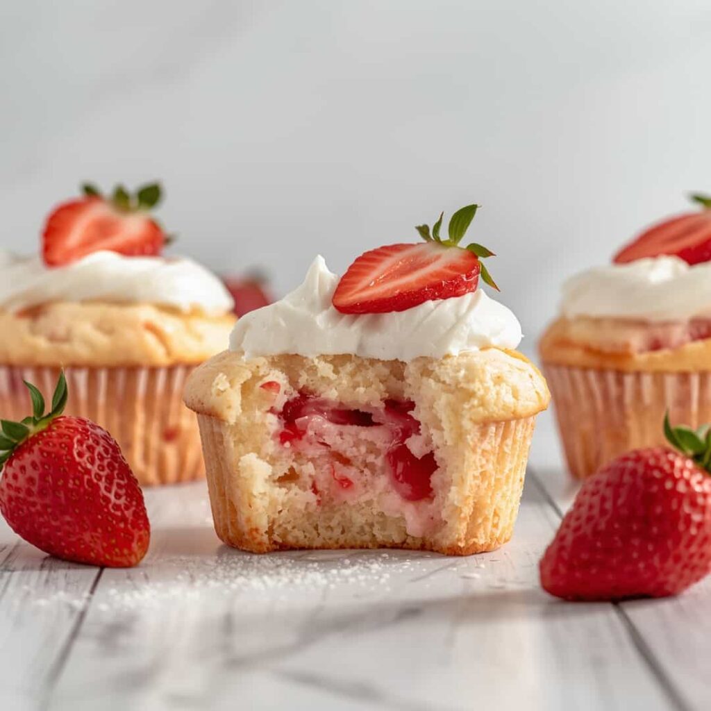 Irresistible Strawberry Shortcake Muffins