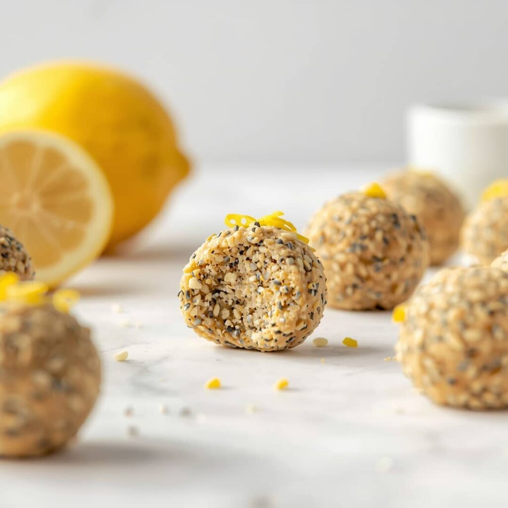 Lemon Poppy Seed Energy Bites