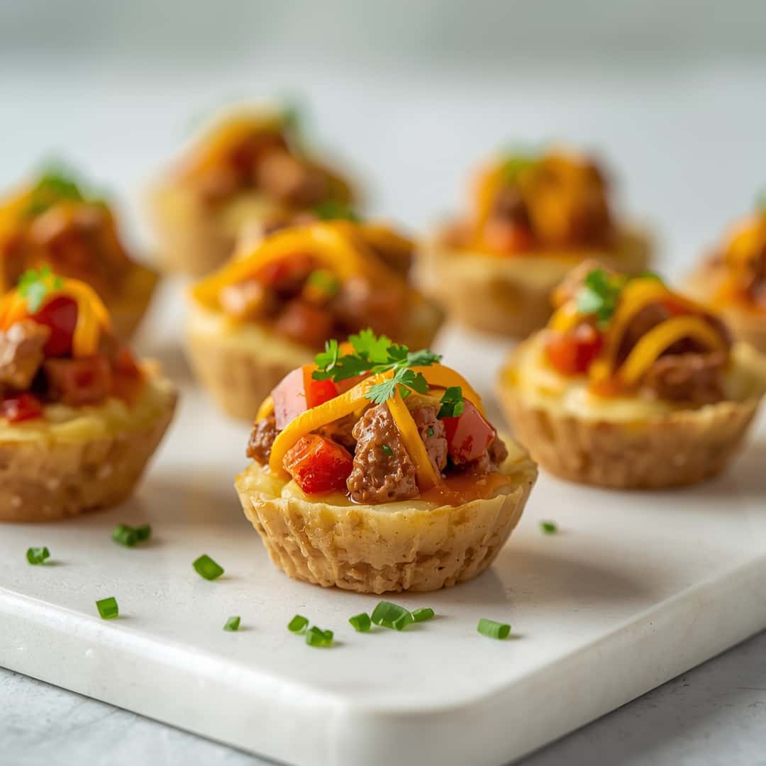 Loaded Mashed Potato Bites