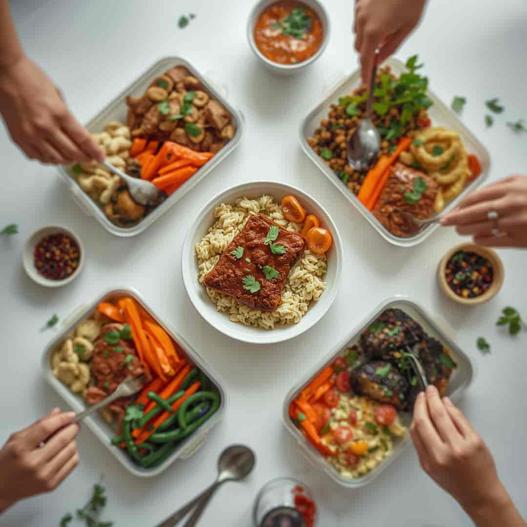 Lemon Herb Roasted Chicken and Veggie Bowls - Meal Preps Made by Me 2 Meal Preps Made by Me