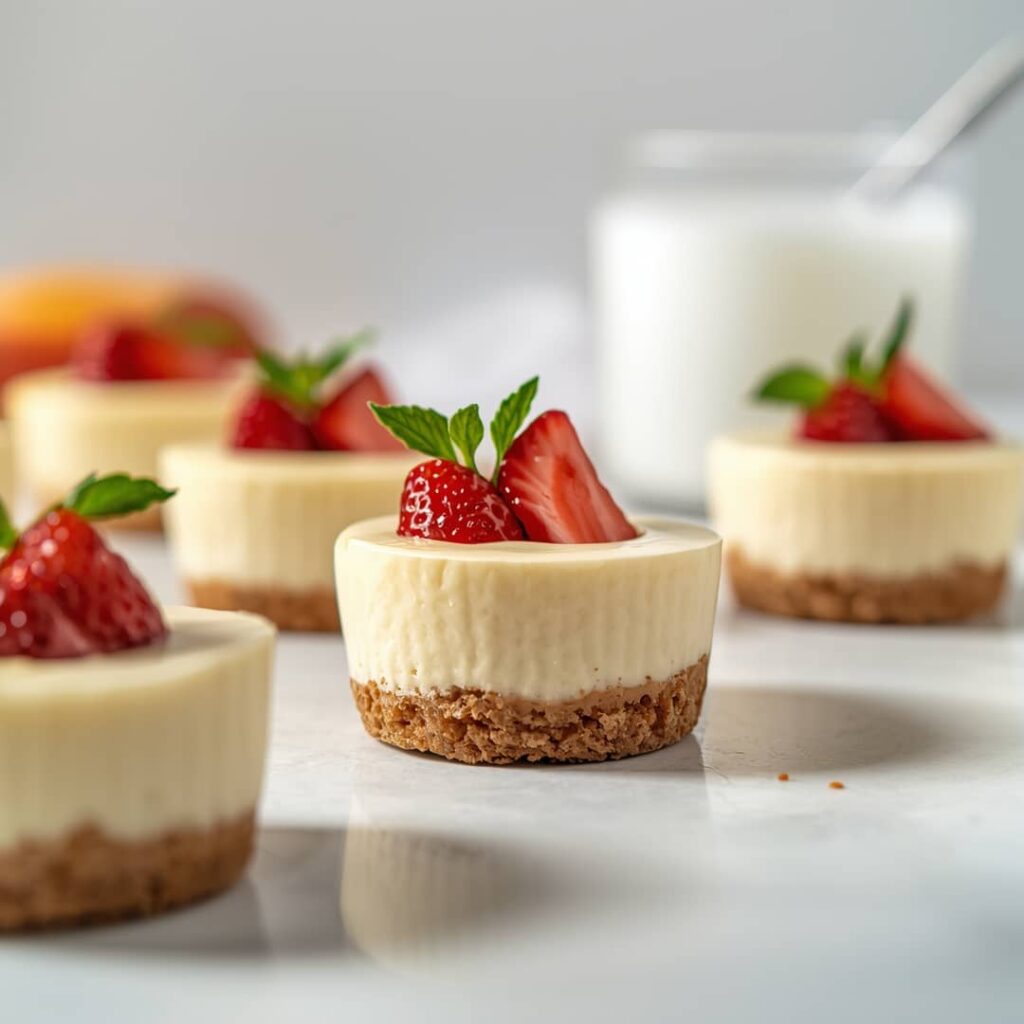Mini Protein Cheesecakes
