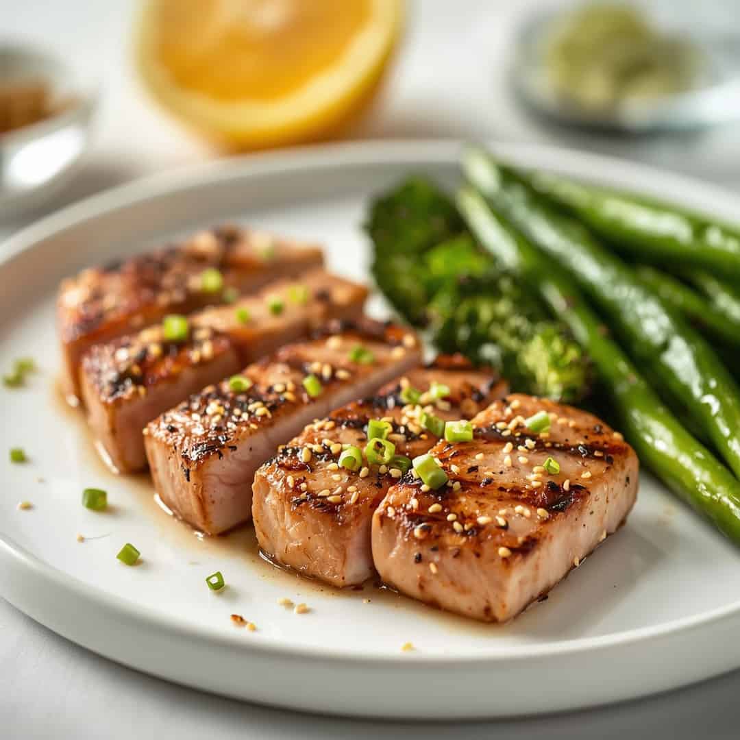 Mouthwatering Sesame Citrus Grilled Tuna Steaks