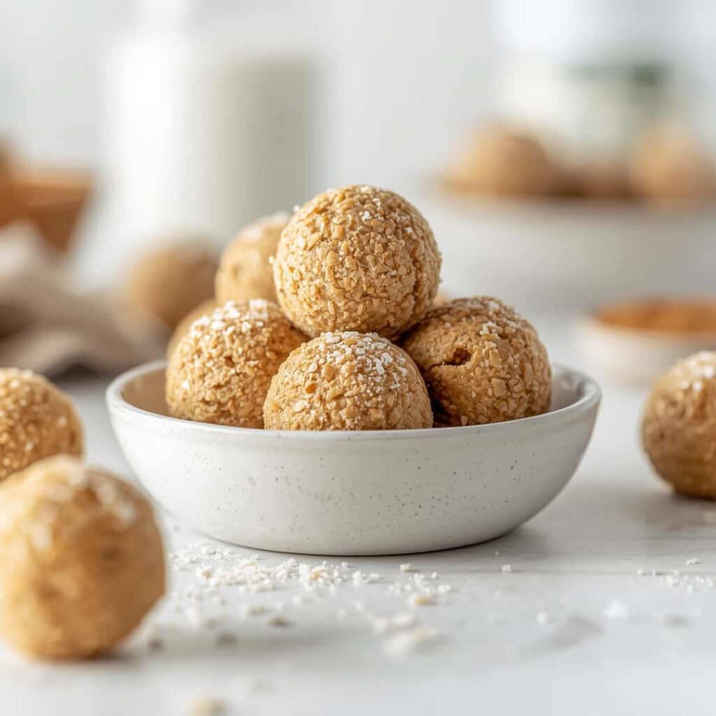 No Bake Cake Batter Protein Balls