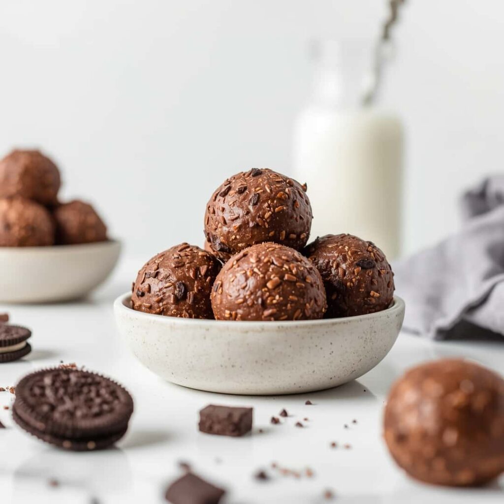 Oreo Protein Balls Guilt Free Sweet Snack Recipe