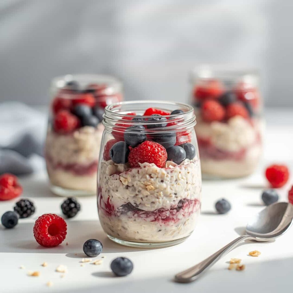 Overnight Oats Mixed Berries
