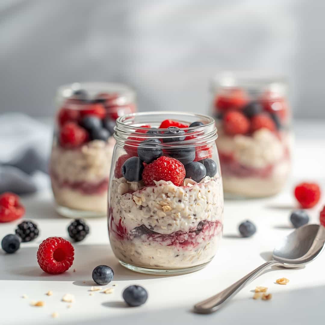 Overnight Oats Mixed Berries