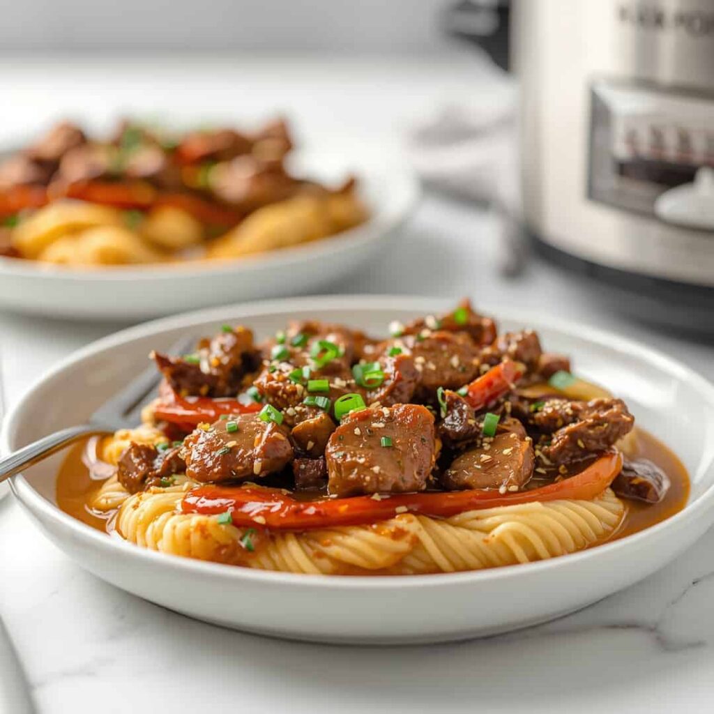 Pepper Steak Crock Pot