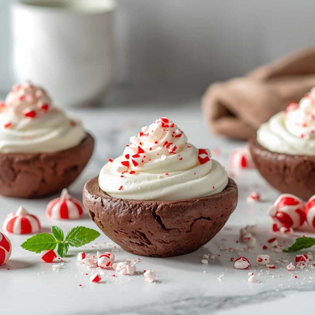 Peppermint Chocolate Whipped Greek Yogurt Bliss