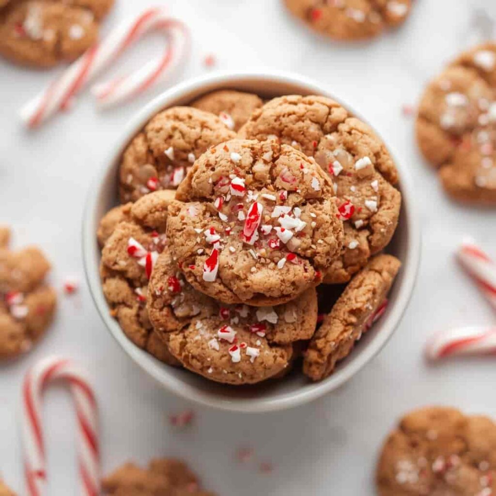 Peppermint Snickerdoodle Cookies