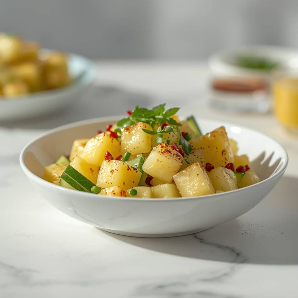 Pineapple Cucumber Salad