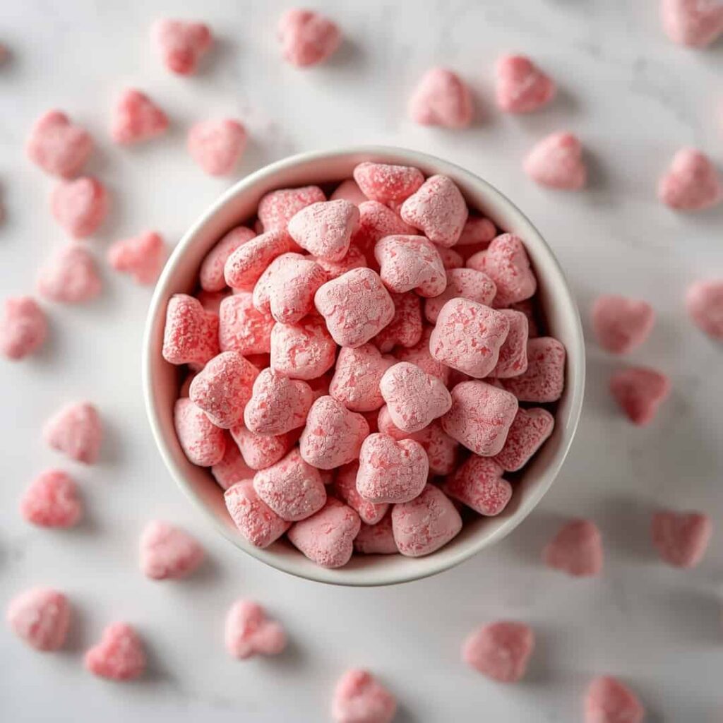 Pink Valentine Puppy Chow Mix