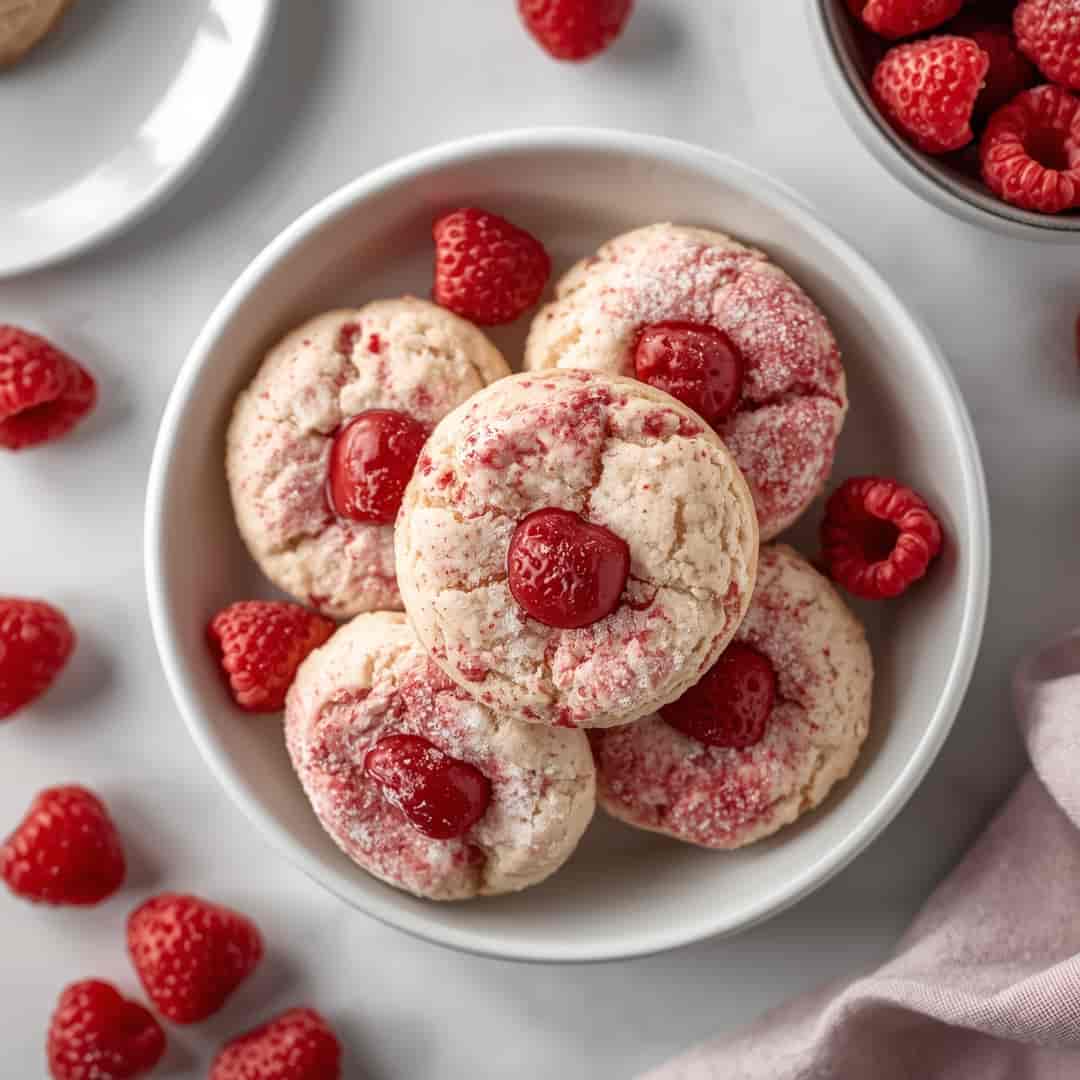Raspberry Sugar Cookies