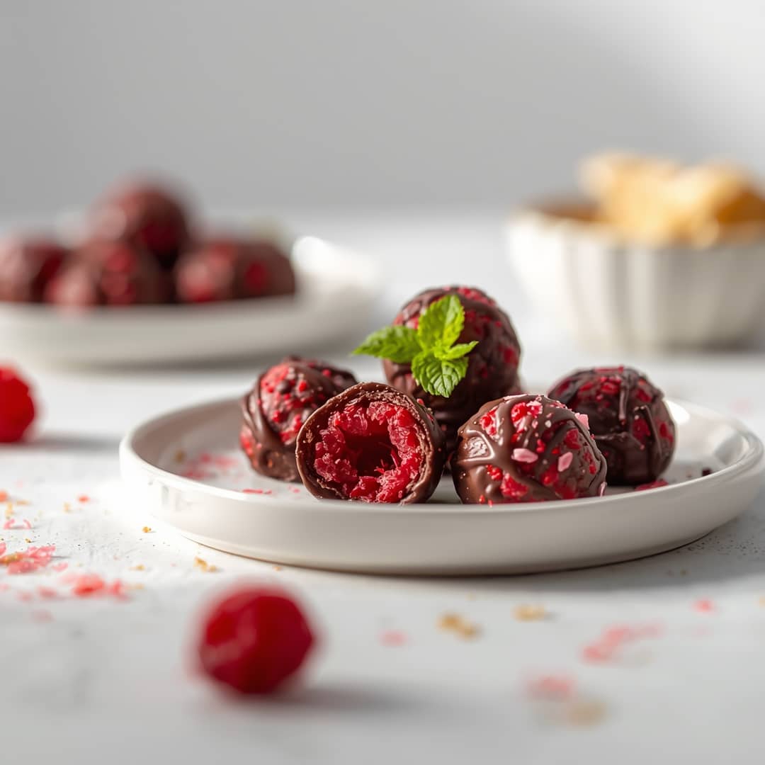 Raspberry Truffles