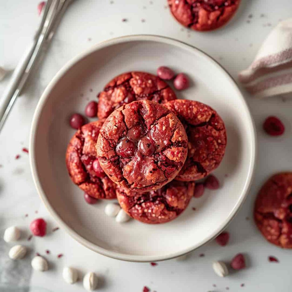 Red Hot Cookies White Chocolate