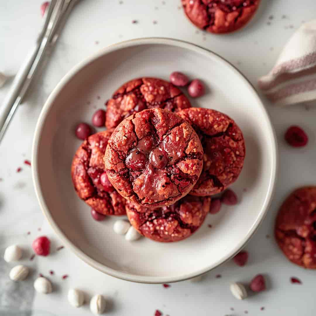 Red Hot Cookies White Chocolate