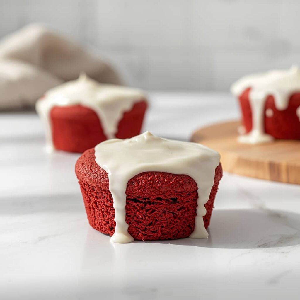 Red Velvet Cinnamon Rolls with Cream Cheese