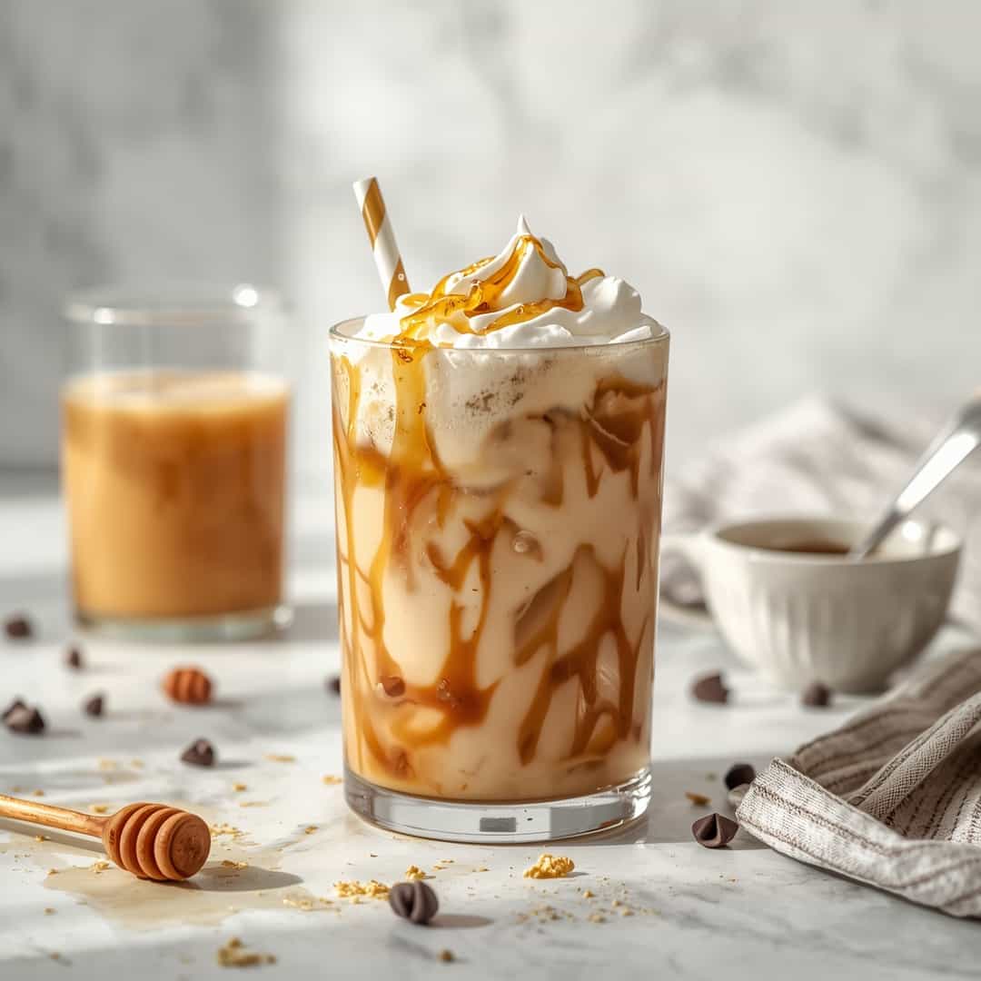 Salted Honey Mocha Iced Coffee Recipe