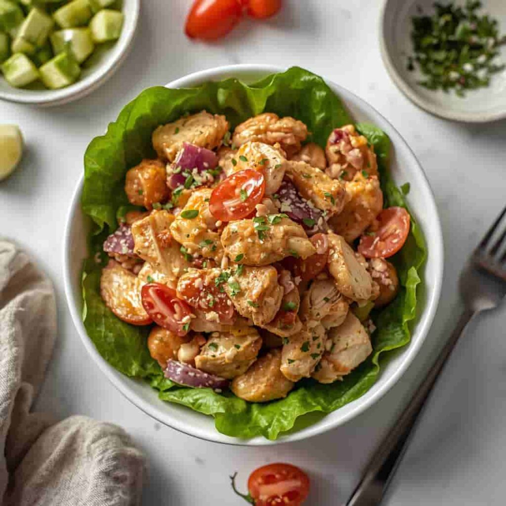 Satisfying BLT Chicken Salad Meal Prep