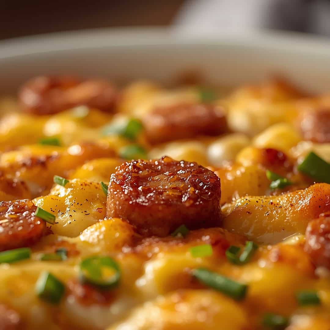 Sausage Hashbrown Breakfast Casserole