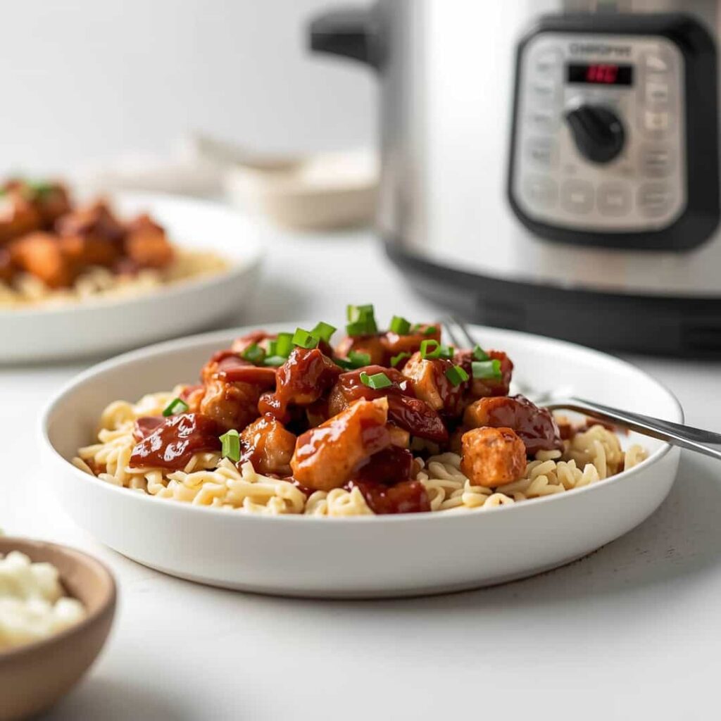 Seriously Simple Crockpot BBQ Chicken