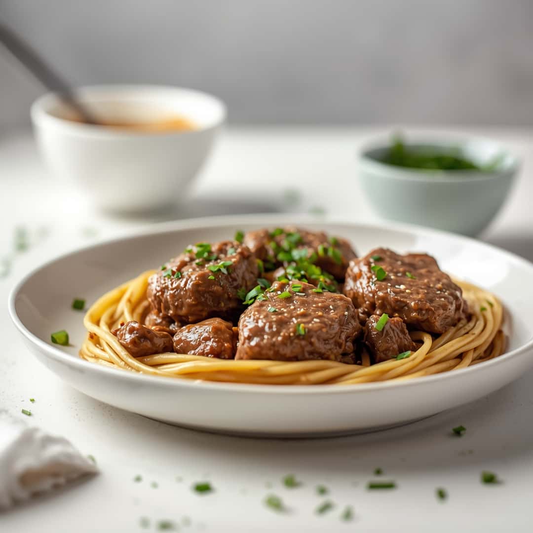 Slow Cooker Salisbury Steak