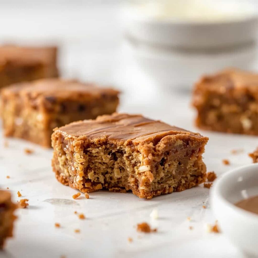 Soft Gooey Protein Blondies