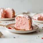 Soft Pink Angel Food Cake
