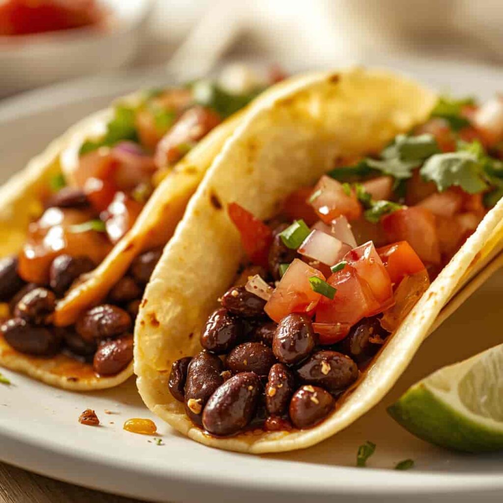 Southwestern Black Bean Tacos