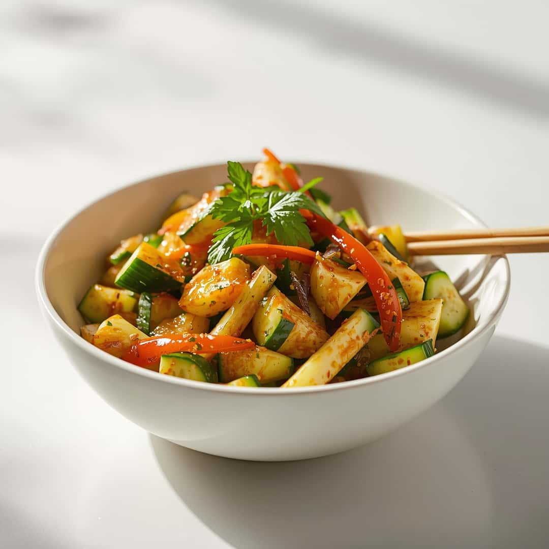 Spicy Korean Cucumber Salad