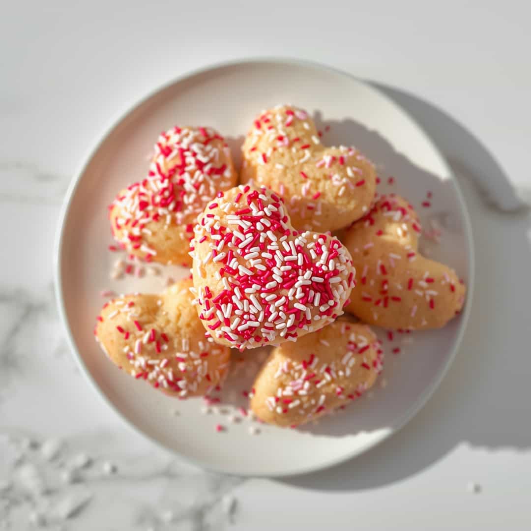 Sprinkle Valentine's Day Cookies 2 Sprinkle Valentine's Day Cookies