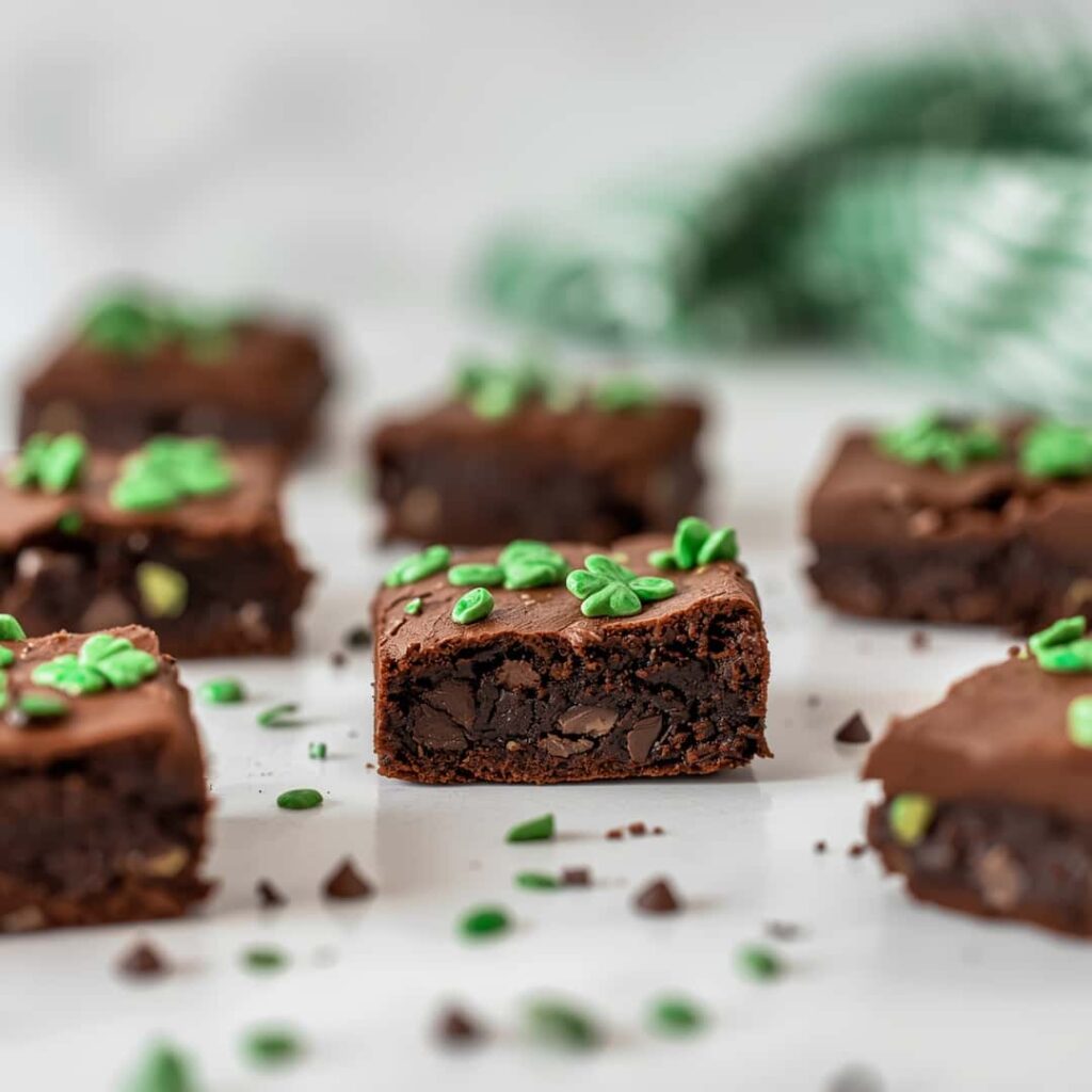 St. Patrick's Day Brownies