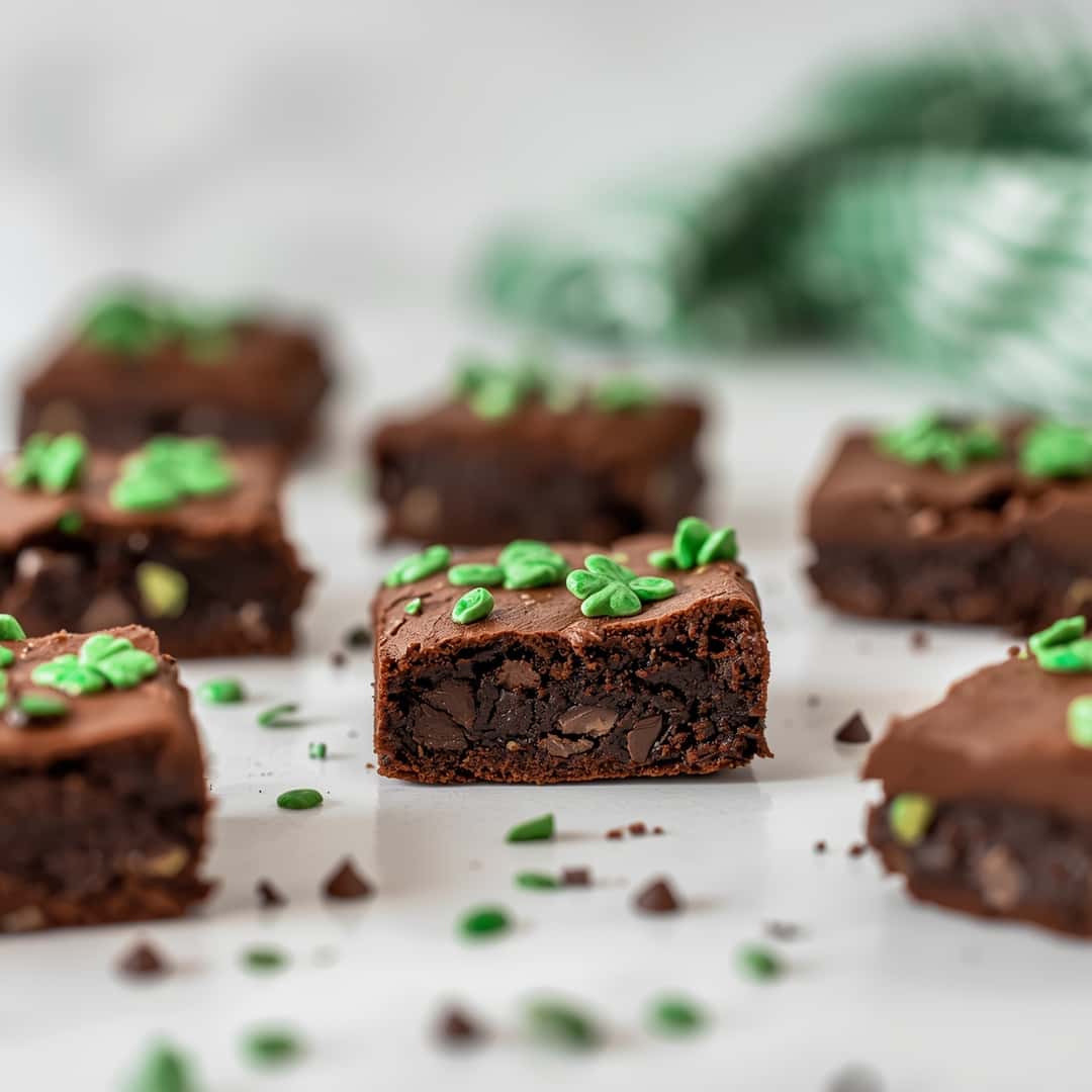 St. Patrick's Day Brownies 2 St. Patrick's Day Brownies