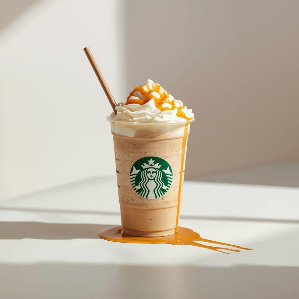 Starbucks Iced White Mocha Caramel